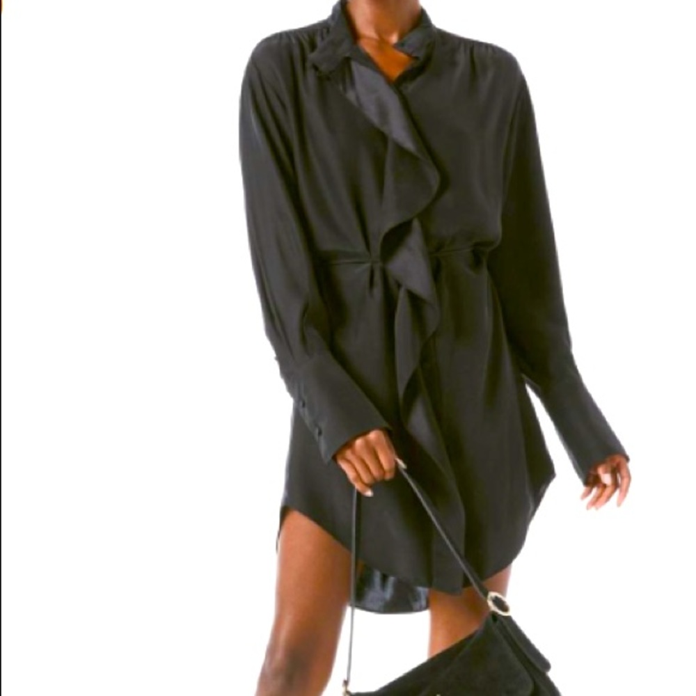 NWT Frame Cravat Collared Dress